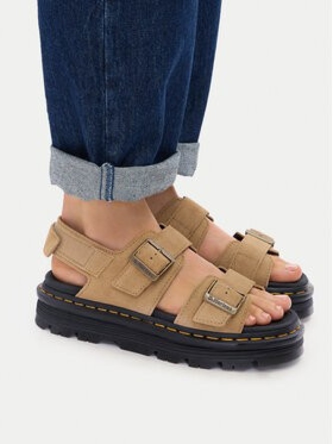 Dr. Martens Sandały Zebzag Sandals DM42689200 Brązowy jasny