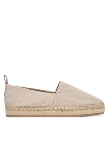 Calvin Klein Espadryle All Over CK HW0HW02933 Beżowy