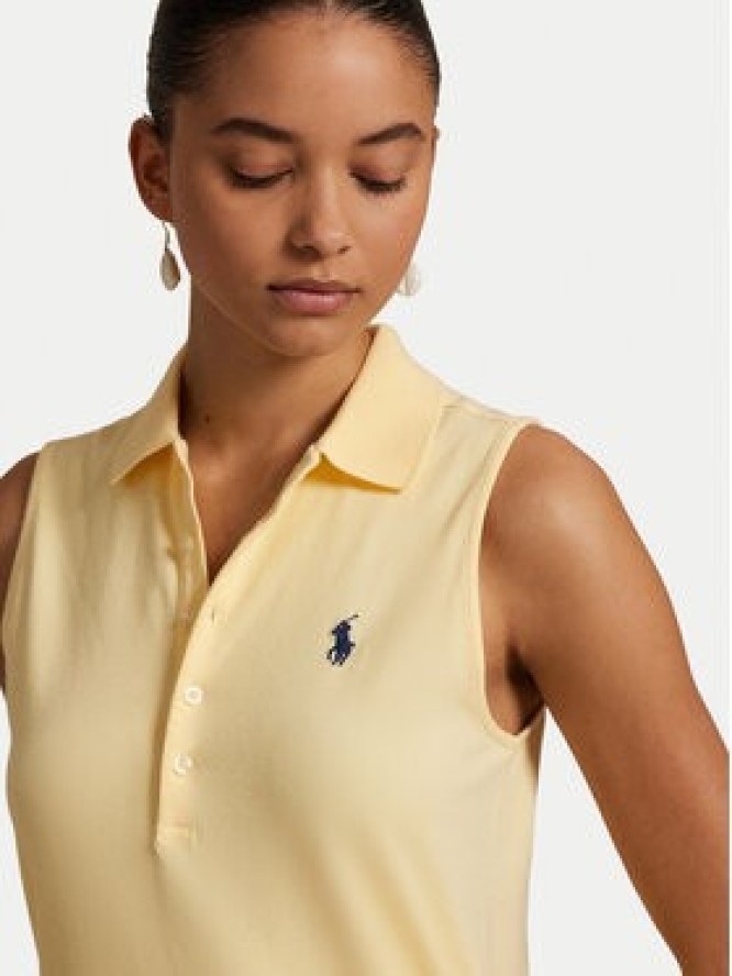 Polo Ralph Lauren Sukienka codzienna 211968292005 Żółty Regular Fit