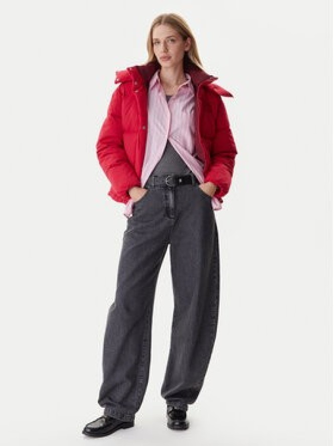 Tommy Jeans Kurtka puchowa Alaska DW0DW21623 Czerwony Relaxed Fit