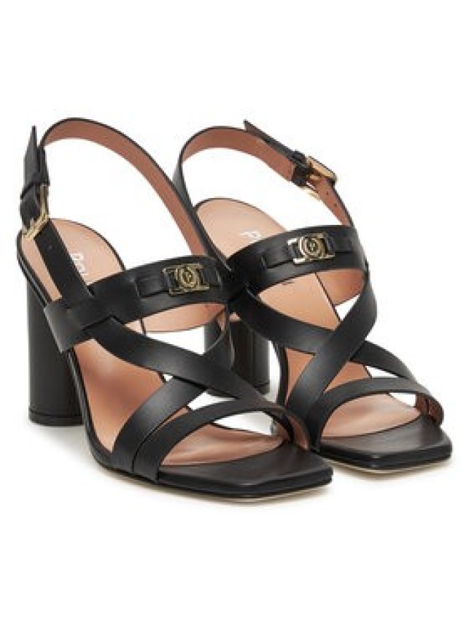 Pollini Sandały SA16358C0MTC0000 Czarny