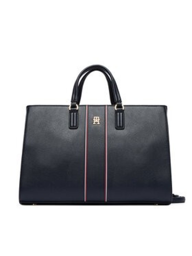 Tommy Hilfiger Torebka Th Daily Satchel Corp AW0AW18644 Granatowy