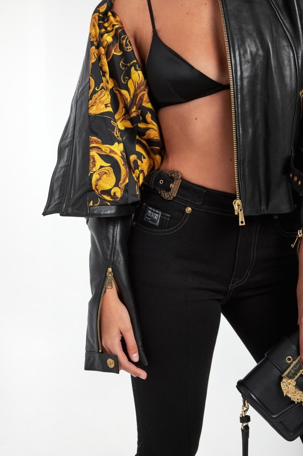 Kurtka damska skórzana VERSACE JEANS COUTURE