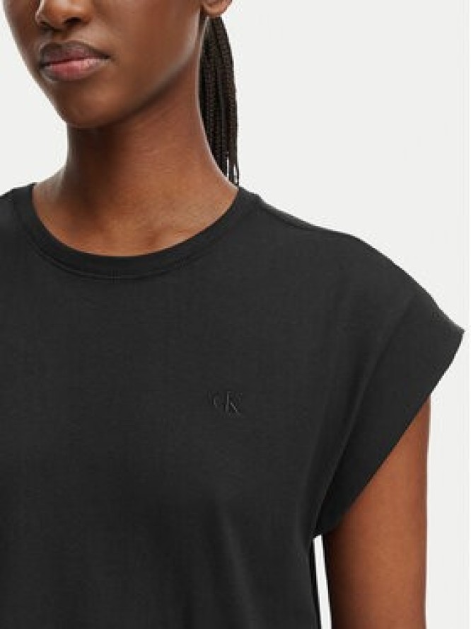 Calvin Klein Jeans Sukienka letnia LV047F245G Czarny Relaxed Fit