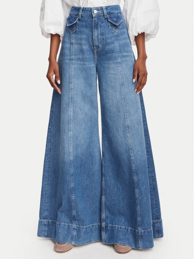 BOSS Jeansy C Jane 50564408 Niebieski Wide Leg
