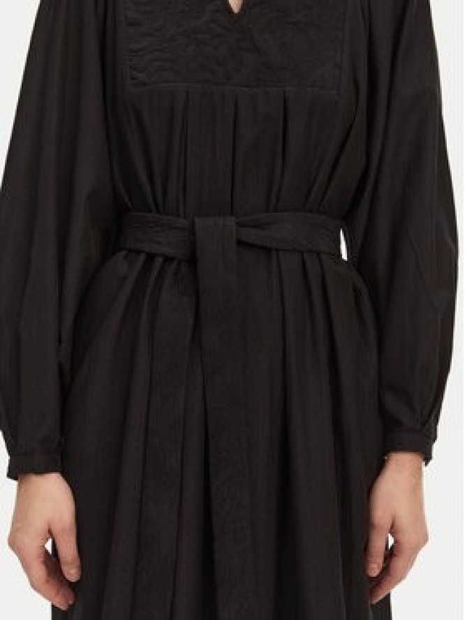 Munthe Sukienka koszulowa Fonxo 251130425130 Czarny Loose Fit