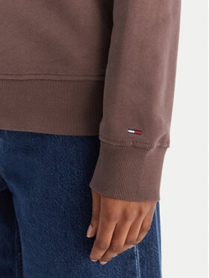 Tommy Jeans Bluza Essential DW0DW21922 Brązowy Regular Fit