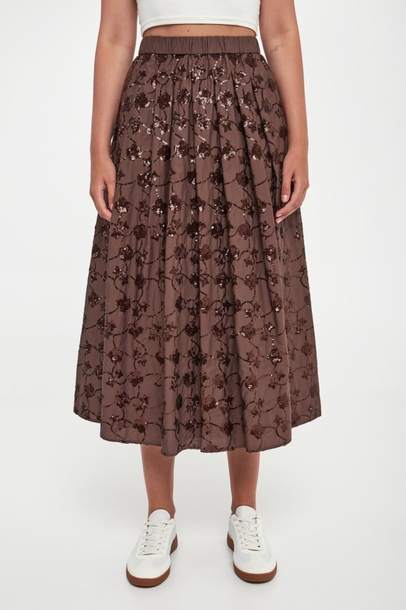 Spódnica midi z cekinami Tempra WEEKEND MAX MARA