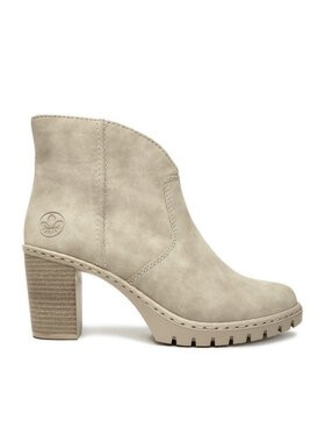 Rieker Botki Y2553-60 Beżowy