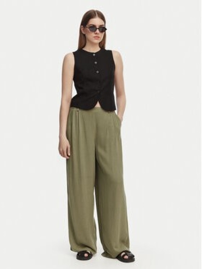 ONLY Spodnie materiałowe Lemmia 15370398 Zielony Regular Fit