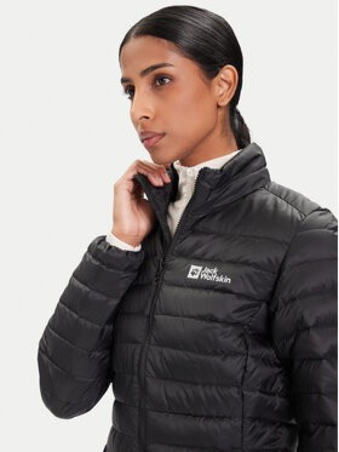 Jack Wolfskin Kurtka puchowa Pilvi 1207761 Czarny Regular Fit