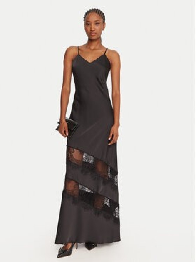 Rinascimento Sukienka wieczorowa CFC0124964003 Czarny Regular Fit