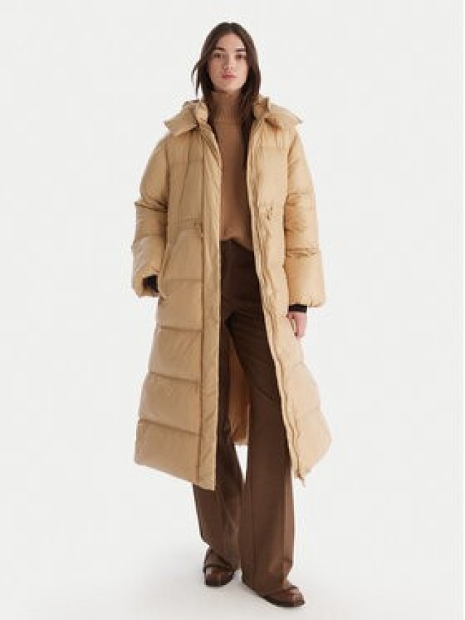 ViCOLO Kurtka puchowa TF0086 Beżowy Regular Fit