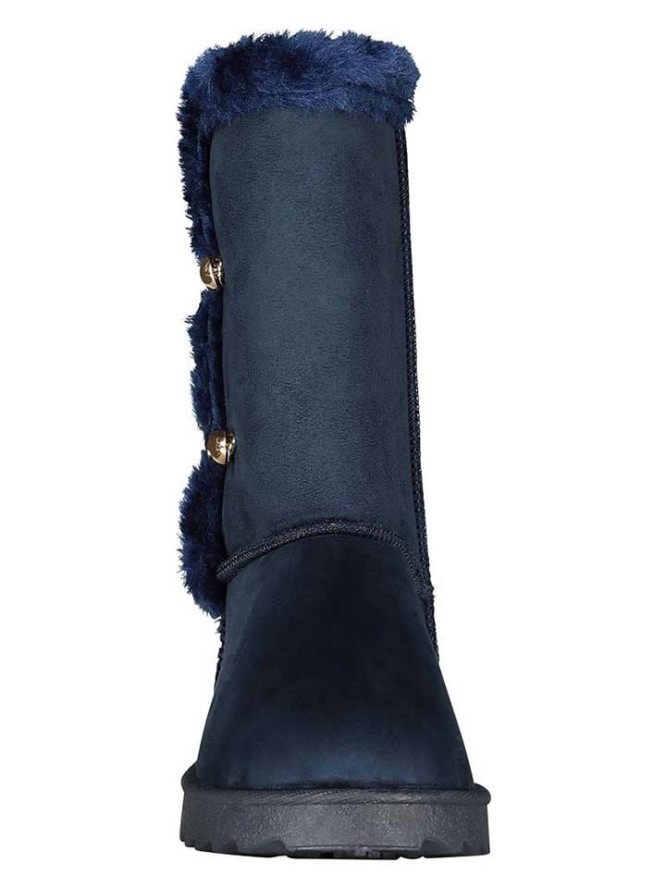 Geographical Norway Kozaki zimowe "Ovassion" w kolorze granatowym rozmiar: 37