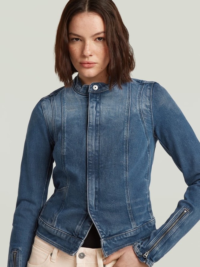 G-Star Kurtka dżinsowa w kolorze niebieskim rozmiar: L