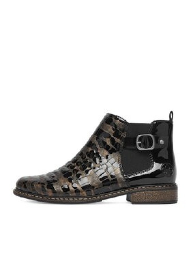 Rieker Botki CEO-Z4965-90 Brązowy ciemny