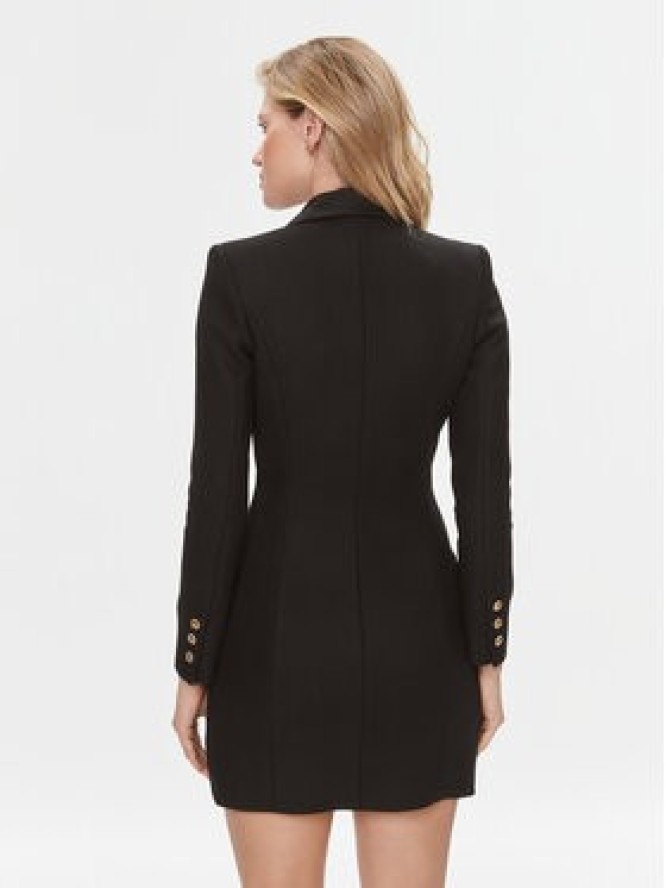 Elisabetta Franchi Marynarka AB-418-36E1-V840 Czarny Regular Fit