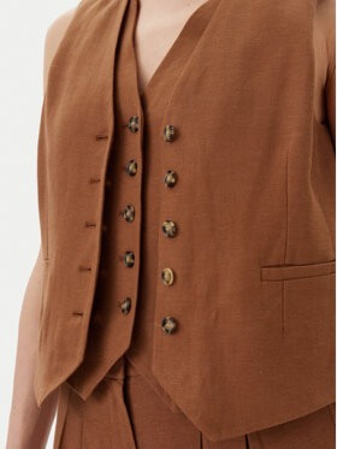 Herskind Kamizelka 5505840 Brązowy Regular Fit