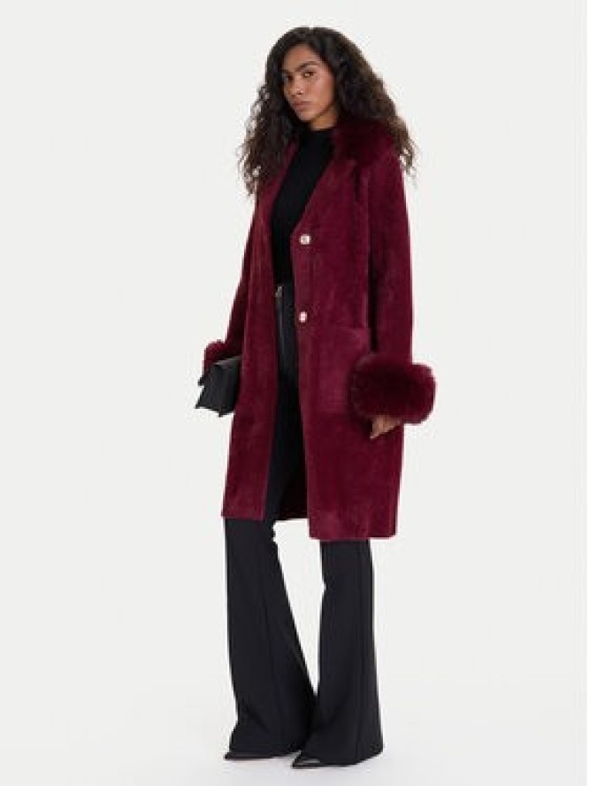 Joseph Ribkoff Płaszcz zimowy 243923F25 Bordowy