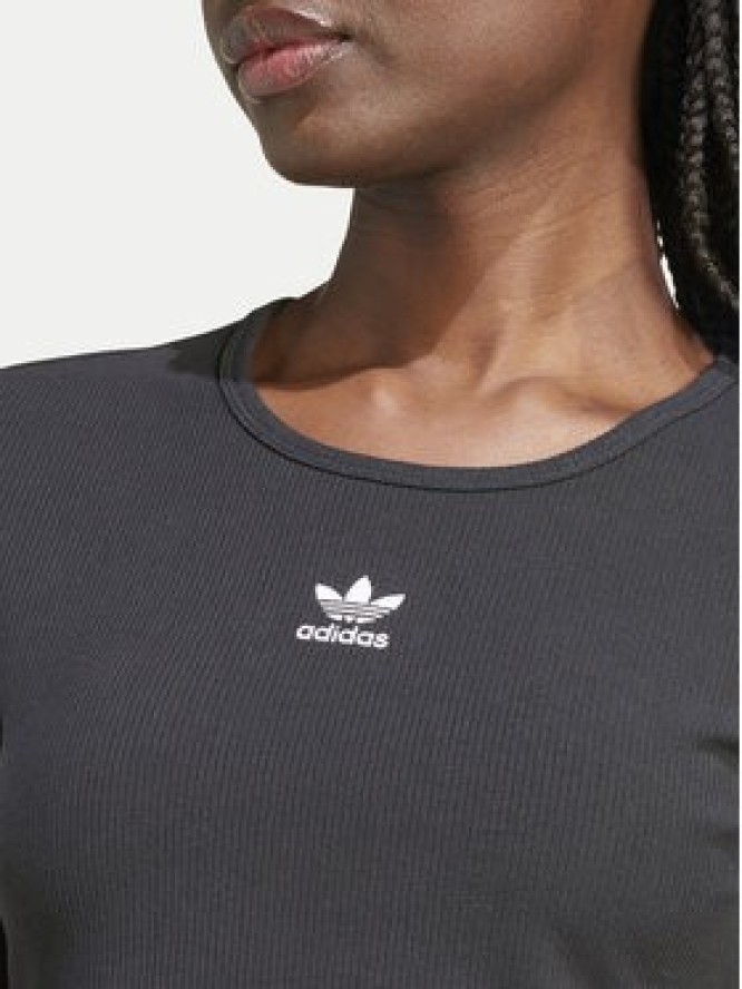 adidas T-Shirt Essentials IY9664 Czarny Slim Fit