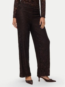 Vero Moda Spodnie materiałowe Neline 10335568 Brązowy Regular Fit