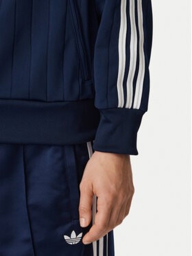 adidas Bluza Pinstripe Firebrid Loose Tracktop KS9983 Granatowy Regular Fit