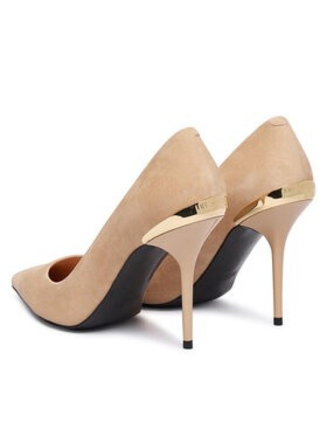 LOVE MOSCHINO Szpilki JA10459G0NJA0104 Beżowy