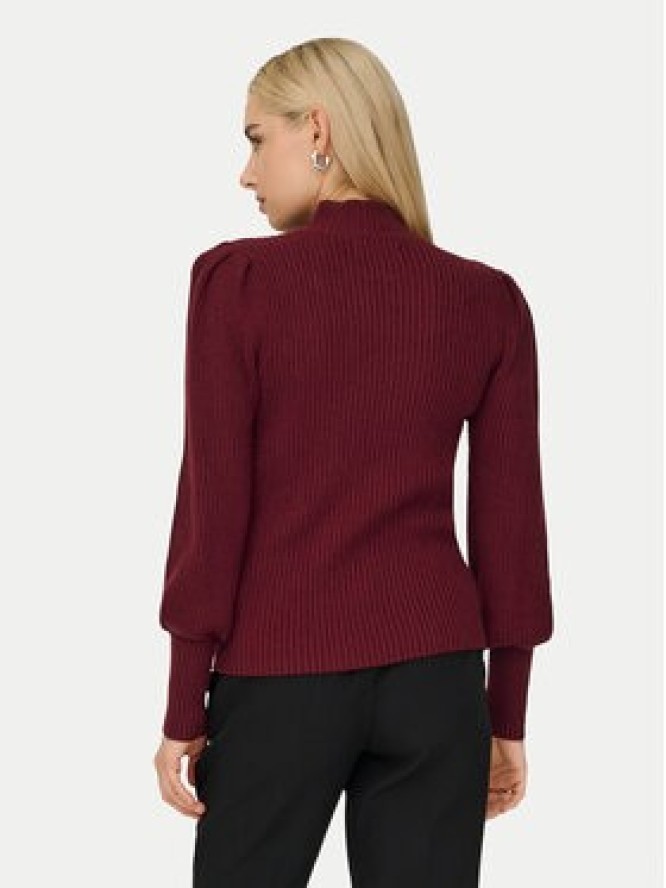 ONLY Sweter Katia 15232494 Bordowy Regular Fit