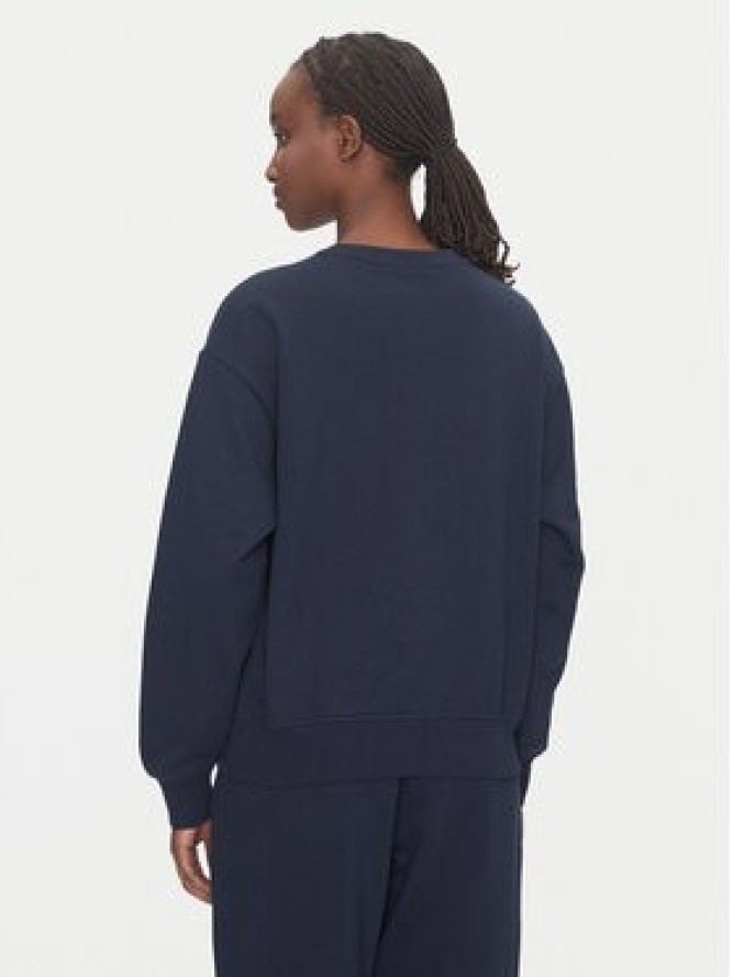 Calvin Klein Jeans Bluza Monologo LV047B234G Granatowy Relaxed Fit