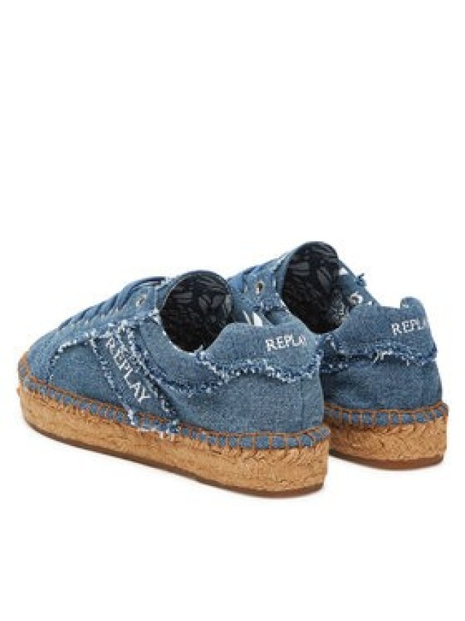 REPLAY Espadryle GWF22 .000.C0088T Niebieski