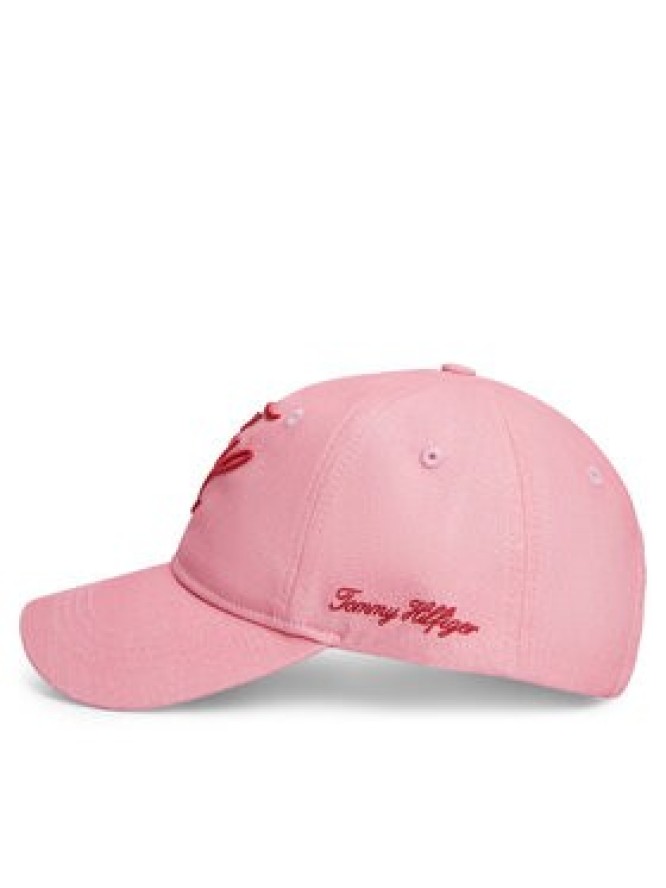 Tommy Hilfiger Czapka z daszkiem Logo Embroidery Baseball Cap AW0AW18338 Różowy