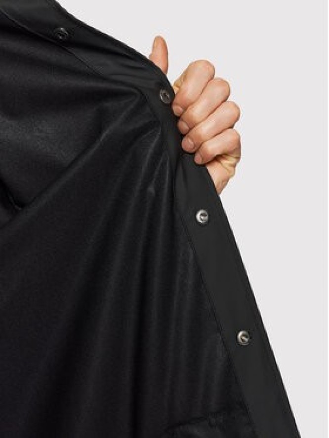 Rains Kurtka przeciwdeszczowa Unisex 12020 Czarny Regular Fit