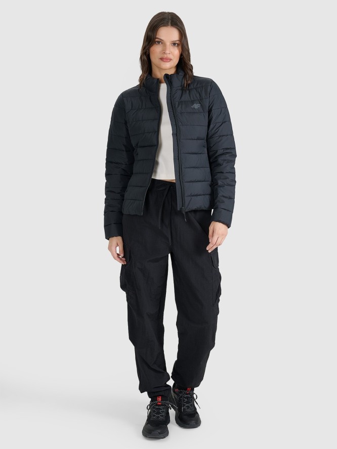 4F Kurtka puchowa z wypełnieniem syntetycznym damska - czarna L