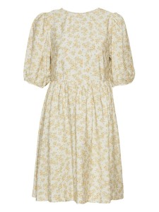 MOSS COPENHAGEN Sukienka "Marva Ladonna" w kolorze żółto-beżowym rozmiar: M