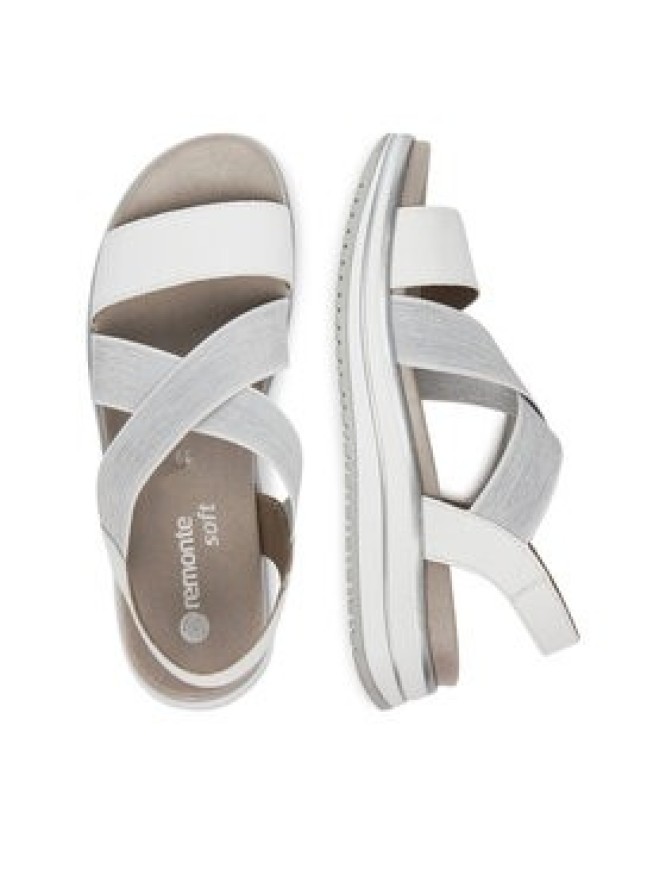 Remonte Sandały D1J50-81 Biały
