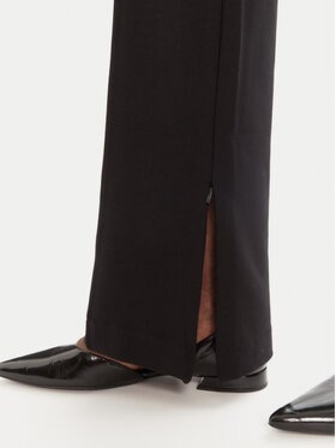 HUGO Spodnie palazzo Nalvasi 50542730 Czarny Wide Leg