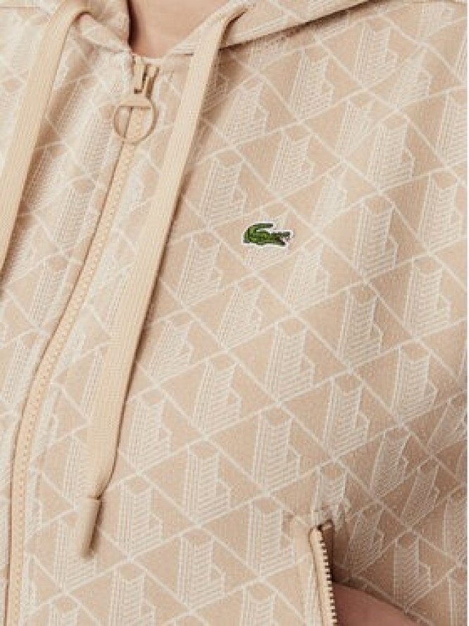 Lacoste Bluza SF7606 Beżowy jasny Regular Fit