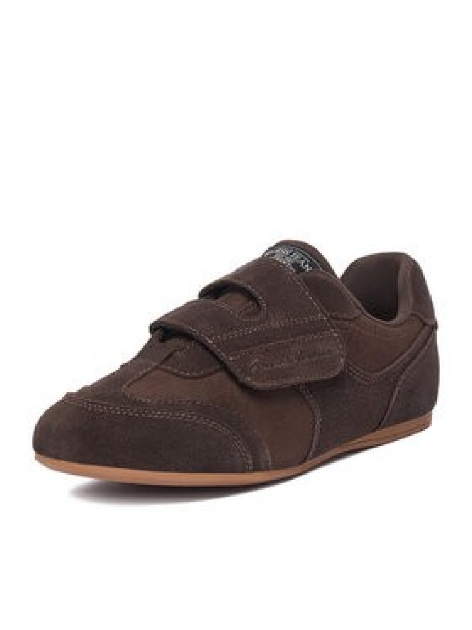 Guess Jeans Sneakersy EO-GSJ0906 Brązowy