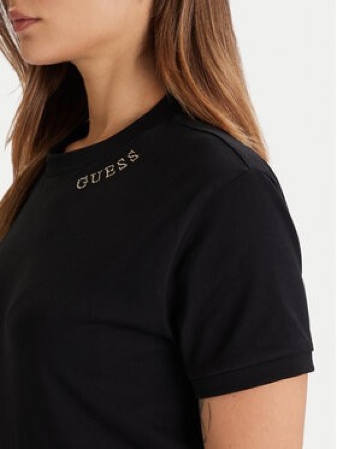 Guess T-Shirt V5BI12 K8FQ4 Czarny Regular Fit