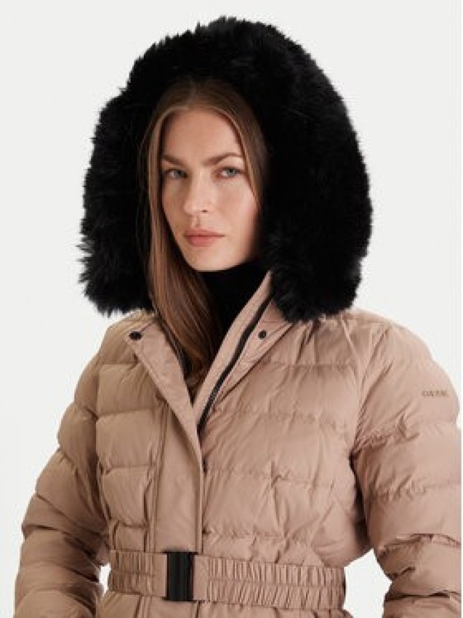 Geox Kurtka puchowa Catria W5626G T3152 F5228 Beżowy Slim Fit