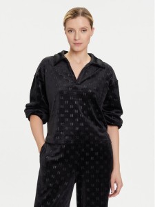 KARL LAGERFELD Bluzka A4W44007 Czarny Regular Fit