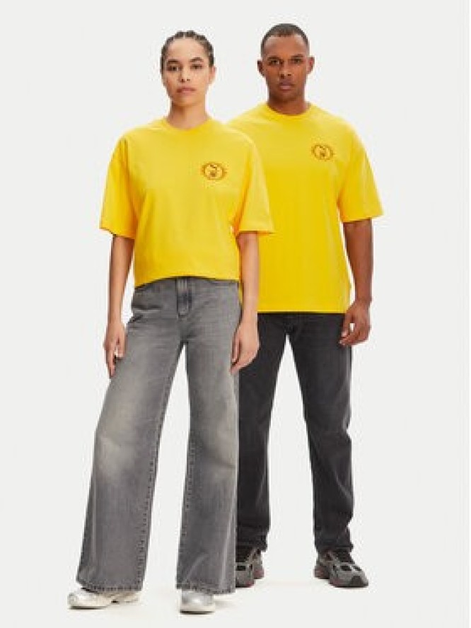 Puma T-Shirt Unisex Harry Potter 630092 Żółty Oversize