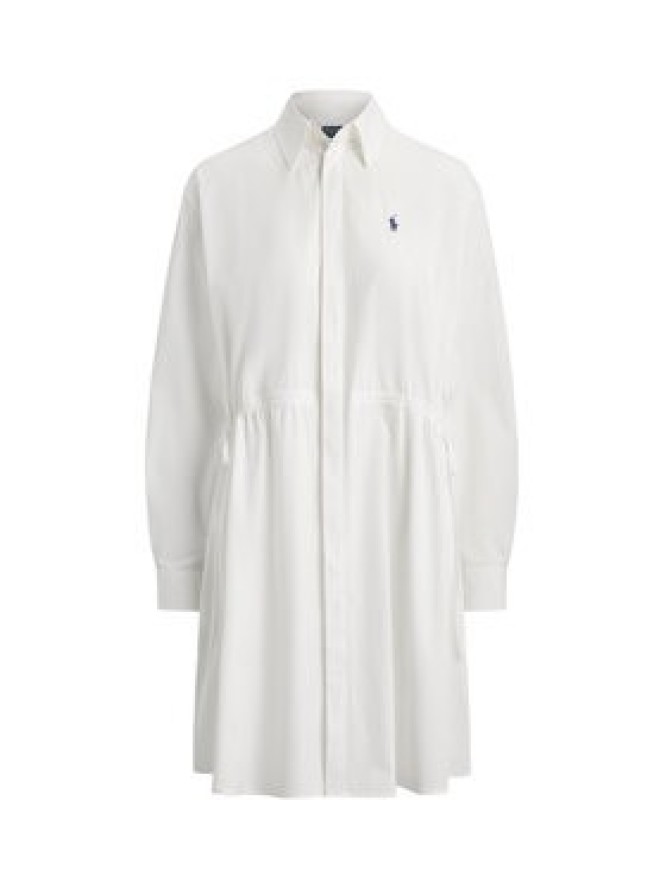 Polo Ralph Lauren Sukienka koszulowa 211B19986003 Biały Relaxed Fit