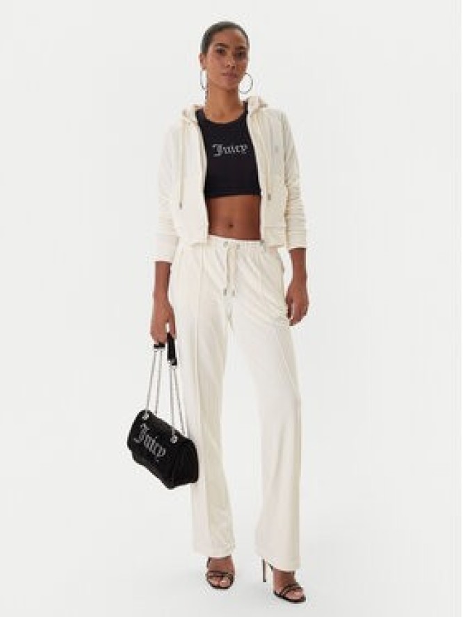 Juicy Couture Bluza Madison JCWAS225306 Beżowy Slim Fit