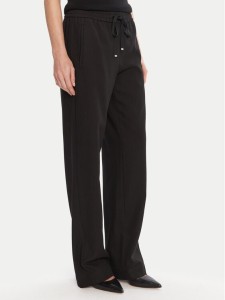BOSS Spodnie materiałowe Tildina 50543268 Czarny Relaxed Fit