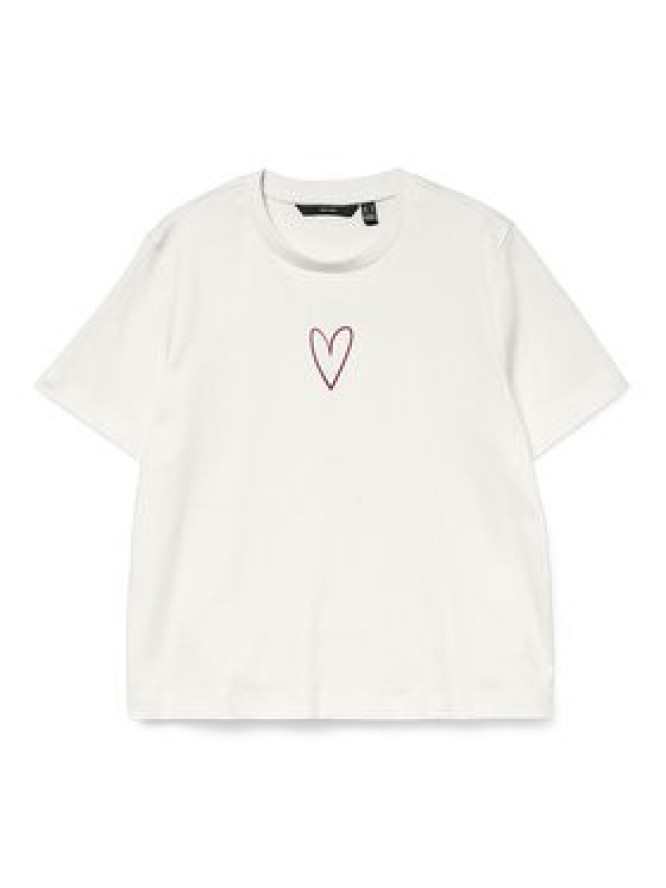 Vero Moda T-Shirt Sara 10311633 Biały Regular Fit