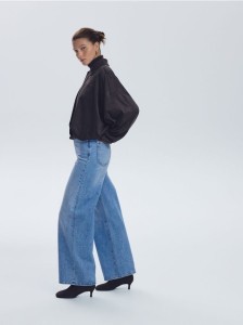 Jeansy baggy fit - niebieski