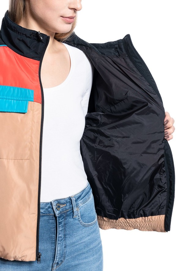 DAMSKA KURTKA PRZEJŚCIOWA WRANGLER UTILITY JACKET PYRAMID SAND W4Q1YJC01 112129191