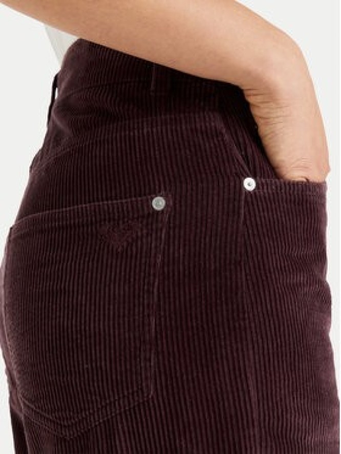 Roxy Spodnie materiałowe Surf On Cloud Cord ERJNP03678 Brązowy Regular Fit