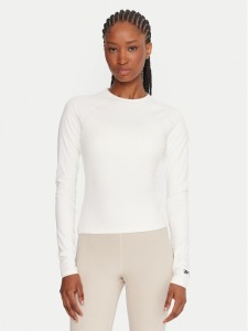 Reebok Koszulka techniczna Reebok X Ewa Chodakowska RK25316CCW Écru Slim Fit